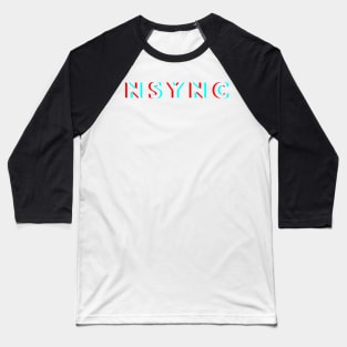 Nsync Horizon Glitch Baseball T-Shirt